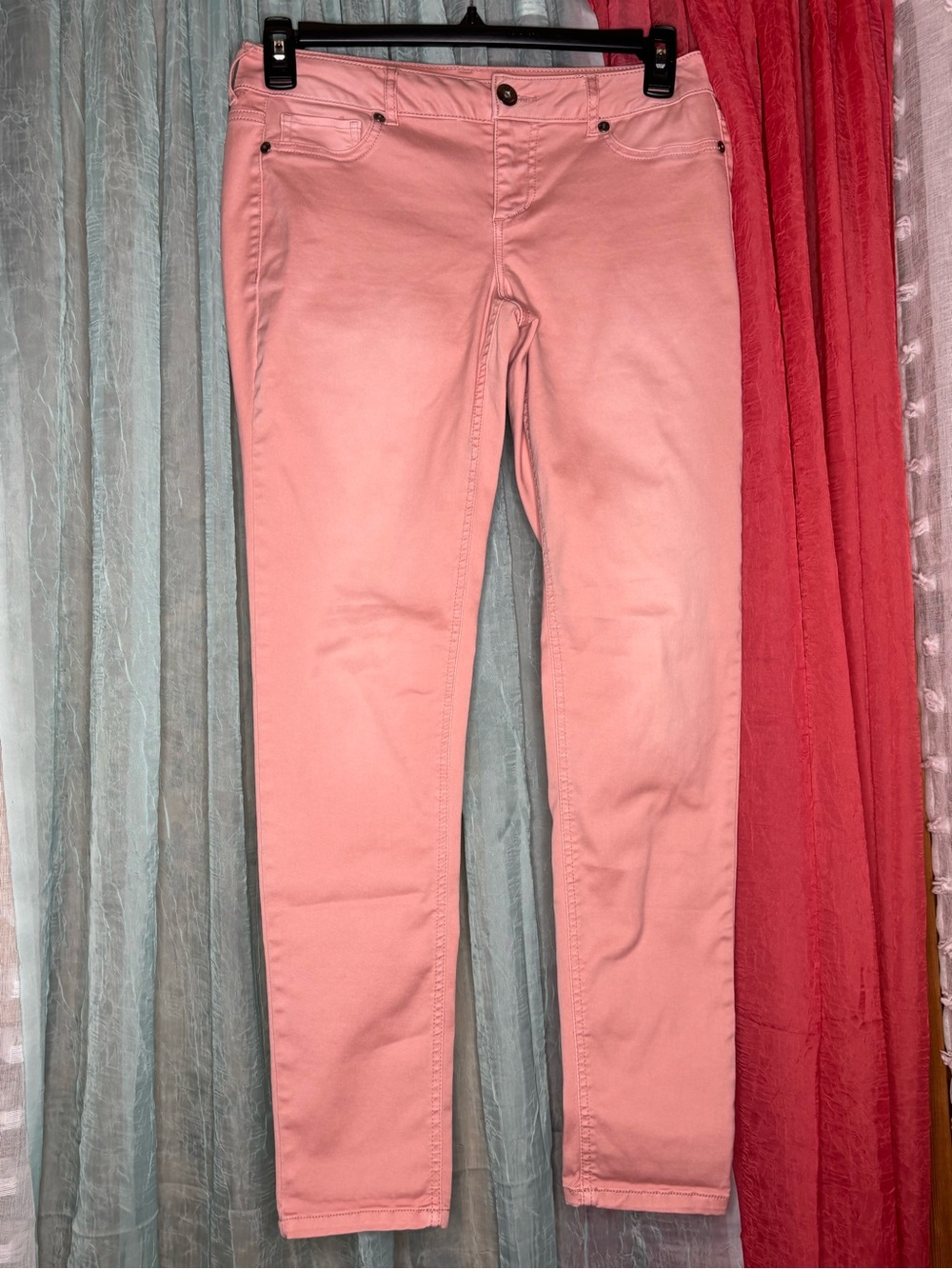 Maurices Dusty Rose Slim Straight Jeans